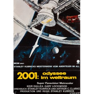 2001: Odyseja kosmiczna 2001, lata 80. XX w. (plakat niemiecki) Odyssee im weltraum 2001