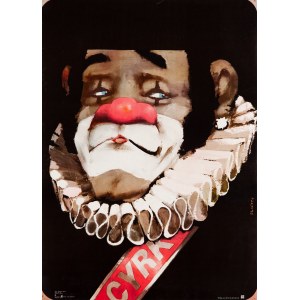proj. Waldemar ŚWIERZY (1931-2013), Cirkus (klaun s otvorem), 1979