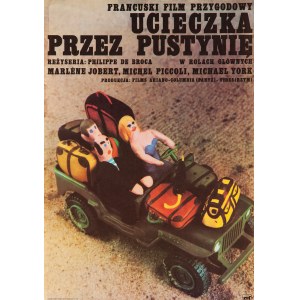 proj. Andrzej KRAJEWSKI (1933-2018), Fuga attraverso il deserto, 1975