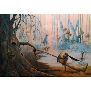 Klaudia Karasek, In einer Welt der alten Bäume und Eisvögel ist Zeit ein absurdes Konzept, 2017