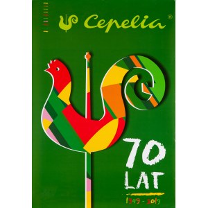 Plakat: CEPELIA, 70 lat / 1949-2019