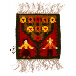 Maria JANOWSKA (ur. 1929), Kilim Chłopi, Spółdzielnia Pracy RLiA im. Stan. Wyspiańskiego w Krakowie, 1980