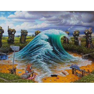 Jacek Yerka (1952), Private Wave (7/19 edition), 2007