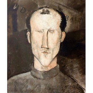 Amedeo Modigliani (1884 - 1920), Bez názvu, litografia (náklad 12/50)