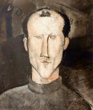 Amedeo Modigliani (1884 -1920), Bez tytułu, litografia (edycja 12/50)