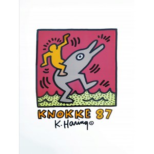 Keith Haring, KNOKKE 87, Plakat