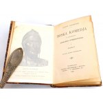 DANTE ALIGHIERI- BOSKA KOMEDJA wyd. 1906r. KOMPLET. LITOGRAFIE. PÓŁSKÓREK