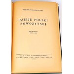 KONOPCZYŃSKI - DZIEJE POLSKI NOWOŻYTNEJ t.1-2 (komplet) vyd.1936
