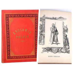 DUCHIŃSKA - KRÓLOWIE POLSCY 48 desek s dřevoryty vydání 1893.