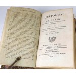 IZYS POLSKA czyli DZIENNIK umieiętności, wynalazków, kunsztów i rękodzieł t.1 1823 tABLES OPRAWA
