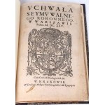 RESOLUTION OF THE GENERAL SEYM IN WARSAW OF THE YEAR MDCXXV