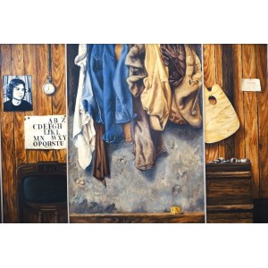 Marian Michalik, V ateliéri - triptych (1976)