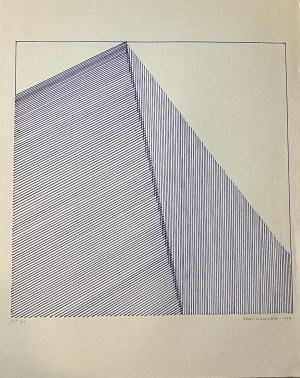 Wanda Gołkowska, rysunek, tusz na papierze, 70x56 cm, 1994