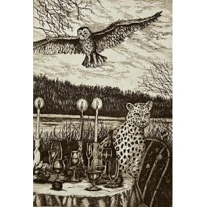 Anna Janusz-Strzyż, tisk, 18x12 cm, 2000
