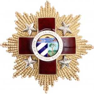 Cuba Order of Honor & Merit of the Red Cross Breast Star 1913 - 1959