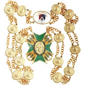 Philippines Order Of The Golden Heart Collar Set with Breast Star and Officer Badge 1954 R3