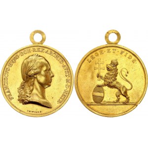 Austria Honor and Merit Gold Medal Lege et Fide I Class 1792 R3