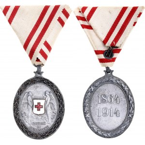 Autriche Décoration d'honneur de la Croix-Rouge Médaille d'argent 1914