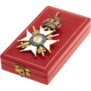 German States Saxon Duchies Saxe-Ernestine House Order Commander Cross with Swords 1864 - 1935