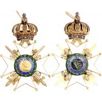 German States Saxon Duchies Saxe-Ernestine House Order Commander Cross with Swords 1864 - 1935