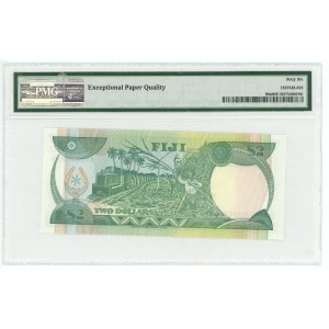 Fiji 2 Dollars 1995 (ND) PMG 66 EPQ Gem UNC