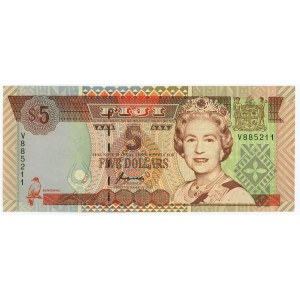 Fiji 5 Dollars 1998 - 2002 (ND)