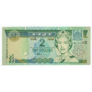 Fiji 2 Dollars 2002 (ND)
