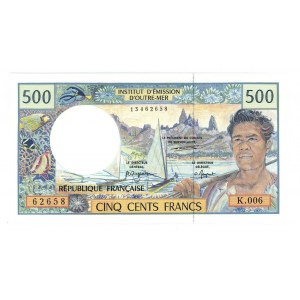 French Pacific Territories 500 Francs 1992 (ND)