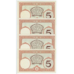 New Caledonia 4 x 5 Francs 1926 (ND)