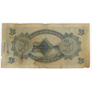 New Zealand 5 Pounds 1934