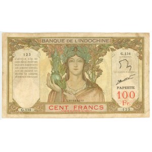 Tahiti 100 Francs 1939 - 1965 (ND)