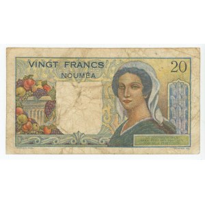 Tahiti 20 Francs 1963 (ND)