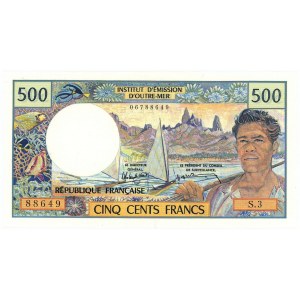 Tahiti 500 Francs 1985 (ND)