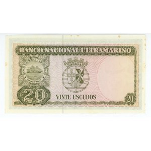 Timor 20 Escudos 1967