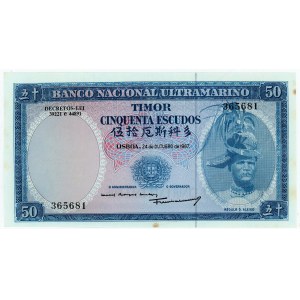 Timor 50 Escudos 1967