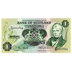 Scotland Bank of Scotland 1 Pound 1984