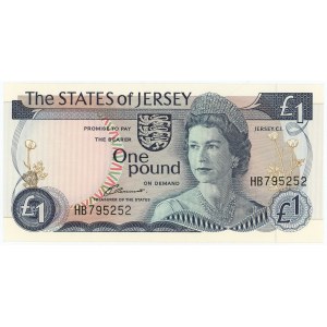 Jersey 1 Pound 1976 - 1988 (ND)