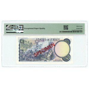 Jersey 1 Pound 1976 - 1988 (ND) Specimen PMG 67 EPQ Superb Gem Unc
