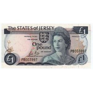 Jersey 1 Pound 1976 - 1988 (ND)