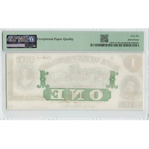 United States Connecticut East Haddam Bank of New England 1 Dollar 1860s Remainder PMG 66 EPQ