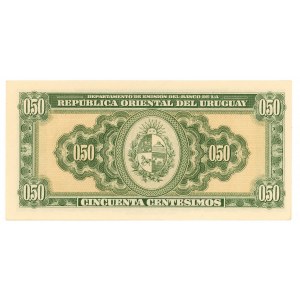 Uruguay 50 Centisimos 1966