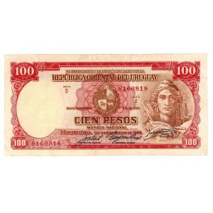 Uruguay 100 Pesos 1967