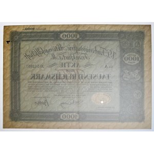 Germany - Weimar Republic I.G. Farbenindustrie Aktiengesellschaft.Frankfurt 1000 Reichsmark 1926