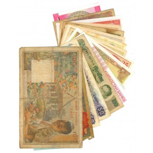 Asia Lot of 19 Banknotes 1957 - 1993