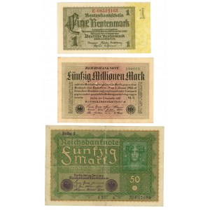 Germany 1 - 50 - 50000000 Mark 1919 - 1937
