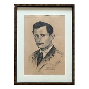 Jan KABACIŃSKI (1894-1984) Portrét muže, 1950