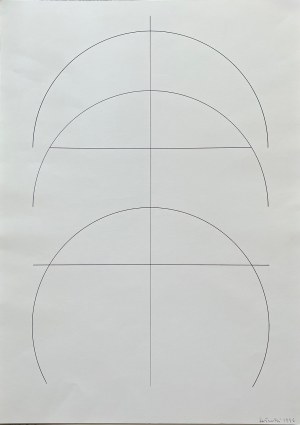 Jerzy Kalucki, untitled, ink drawing on cardboard, 50x70 cm, 1996