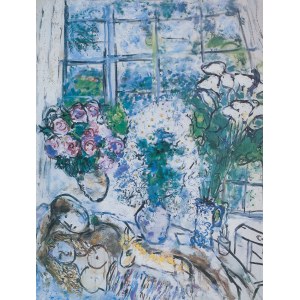 Marc CHAGALL (1887 - 1085), Das weiße Fenster, 1955.