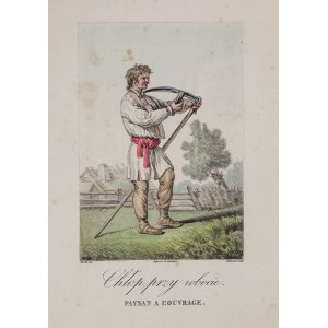 Jan Piotr NORBLIN de la GOURDAINE (1745 - 1830), Chłop przy robocie, 1817 r.