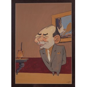 Celedonio OTANO, Venezuela, XXe siècle, Caricature, 1962.